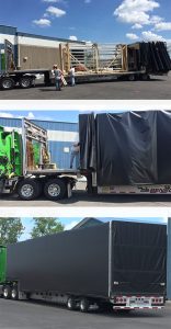 conestoga loading 156x300 AIRO Logistics Inc. Delivers Stainless Steel Heat Exchanger to Heaven Hill Brands Distilled Spirits